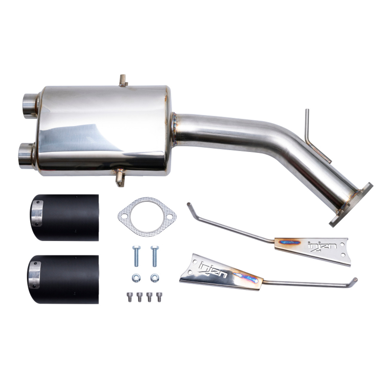 Injen 19-21 Hyundai Veloster L4 1.6L Turbo Performance Stainless Steel Axle Back Exhaust System - SES1342AB