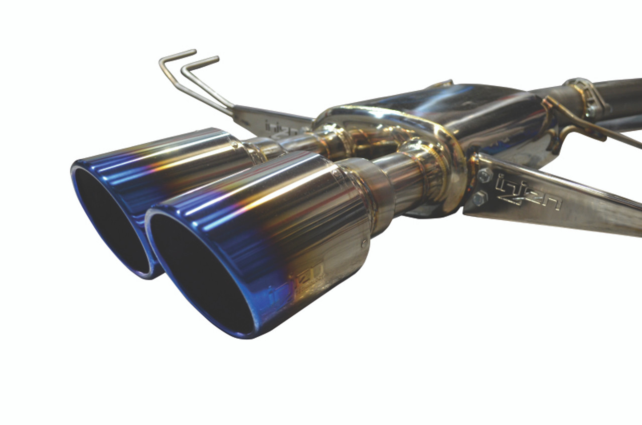 Injen 17-19 Honda Civic Type-R 3in SS Cat-Back Exhaust w/ Dual Burnt Titanium Tips - SES1582TT