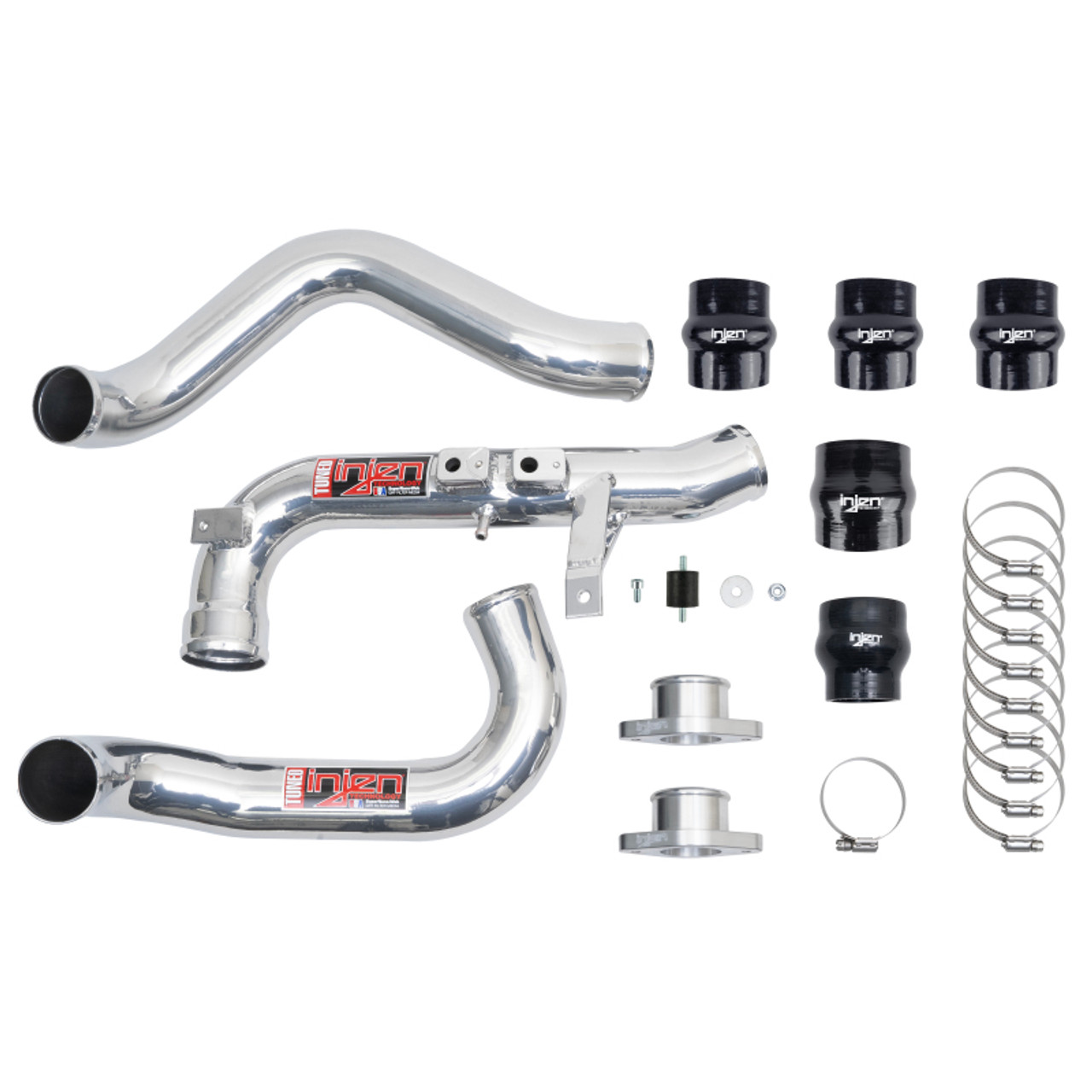 Injen 22-23 Honda/Acura Civic/Si/Integra 1.5L Turbo Aluminum Intercooler Pipe Kit - Polished - SES1586ICP