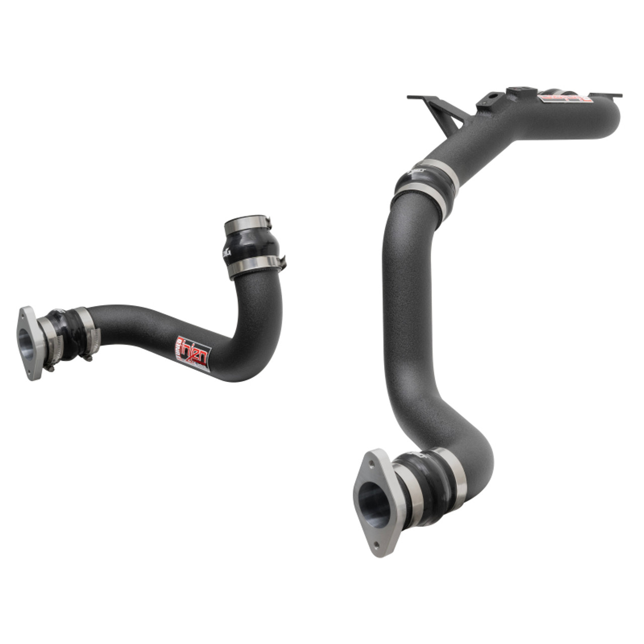 Injen 22-23 Honda/Acura Civic/Si/Integra 1.5L Turbo Aluminum Intercooler Pipe Kit - Wrinkle Black - SES1586ICPWB