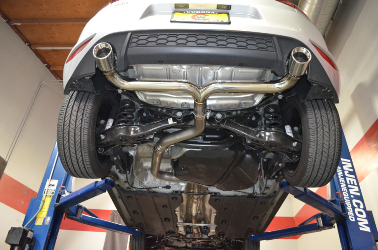 Injen 15-17 Volkswagen GTI 3in Cat-Back Stainless Steel Exhaust w/ Dual Polished Tips - SES3078