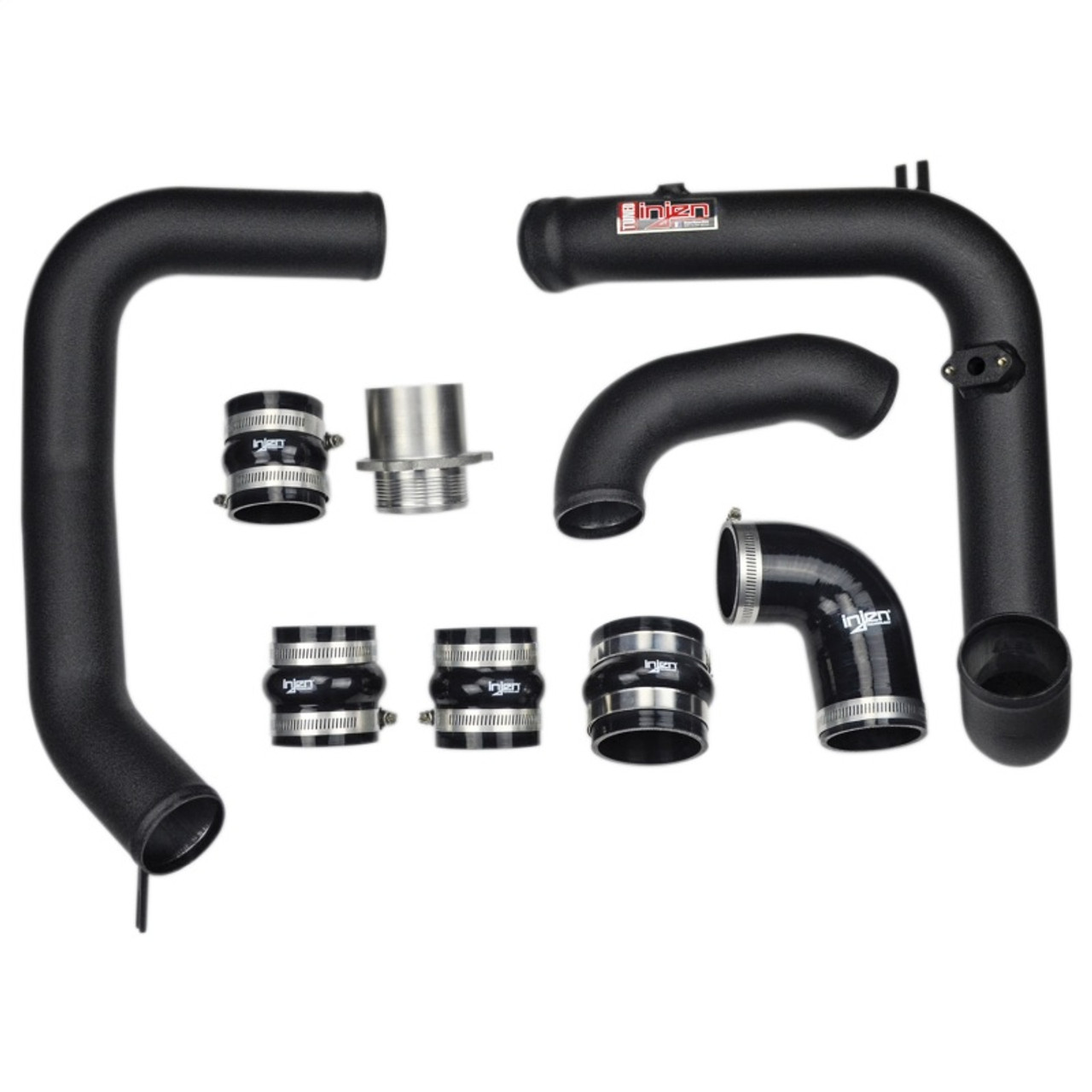 Injen 15-17 Volkswagen GTI (MK7) 2.0L Turbo TSI Aluminum Intercooler Piping Kit - Black - SES3078ICPBLK