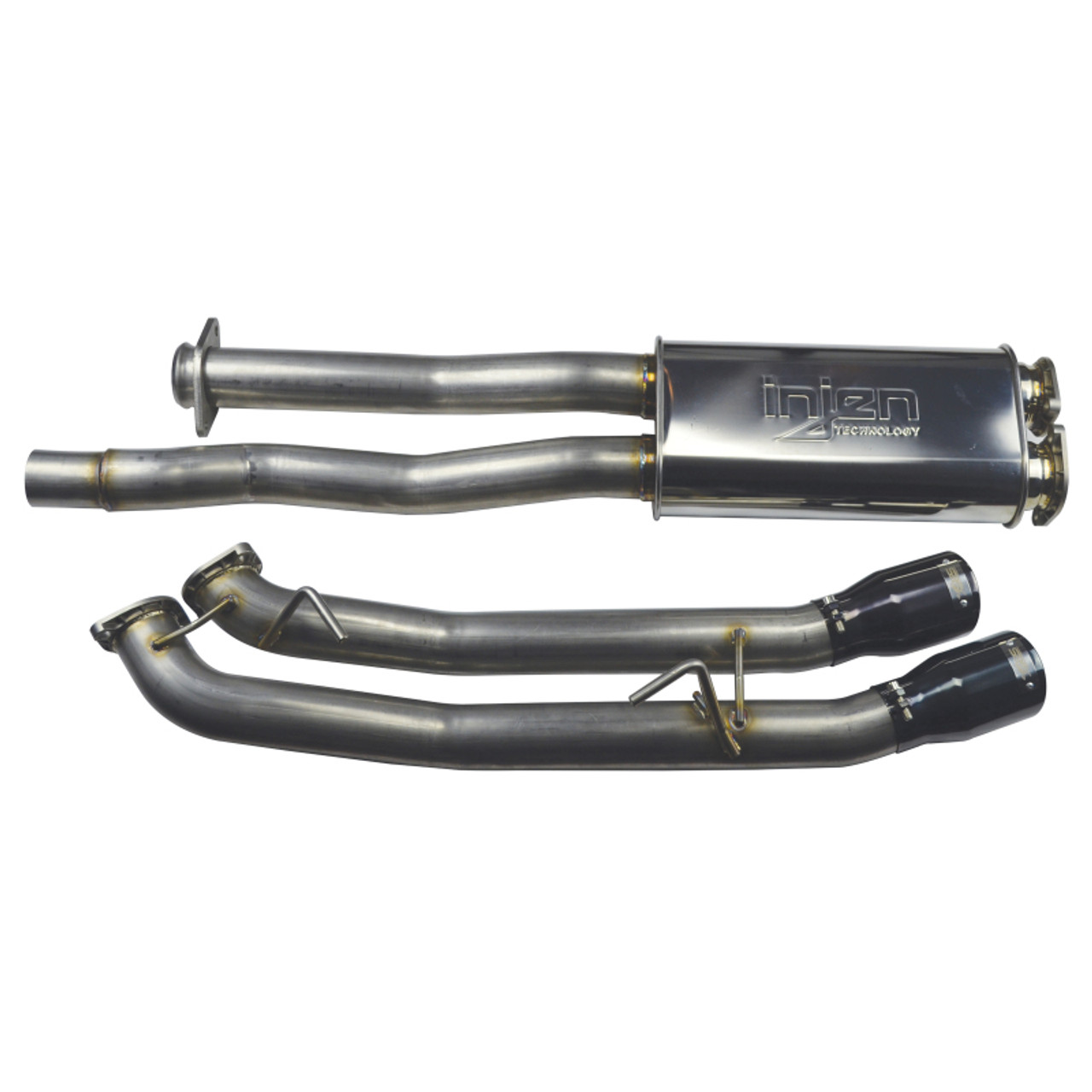 Injen 17-20 Ford F150 Raptor Super Crew V6 3.5L 3in Cat-Back SS Exhaust w/ Dual Black Chrome Tips - SES9102