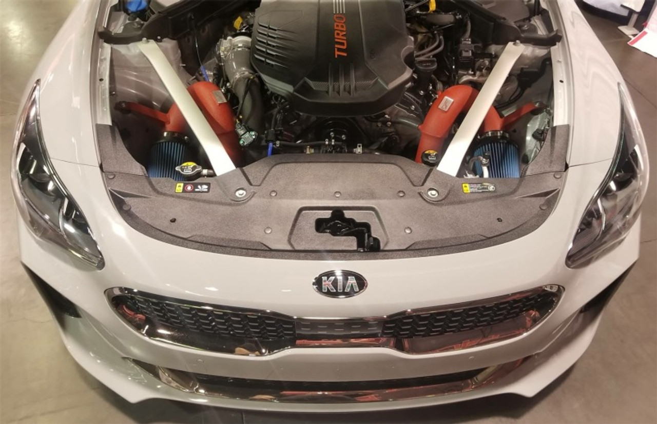 Injen 18-20 Kia Stinger 3.3L Twin Turbo Wrinkle Red Short Ram Air Intake - SP1350WR