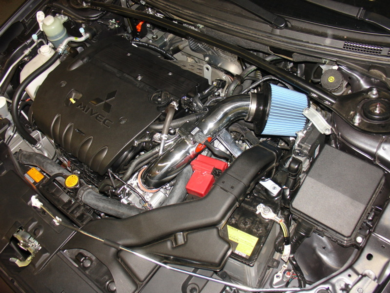 Injen 09-11 Mitsubishi Lancer GTS 2.4L 4 cyl Polished Tuned Air Intake - SP1838P