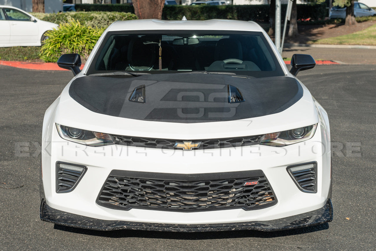 EOS ZL1 1LE Style Front Splitter - Forged Carbon Fiber - 16-24 Camaro SS (FLIP-202-FORGED)