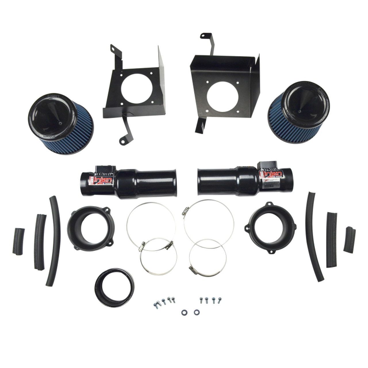 Injen 07-08 350Z 3.5L V6  Air Fusion and Air Horns Black Short Ram Intake - SP1988BLK
