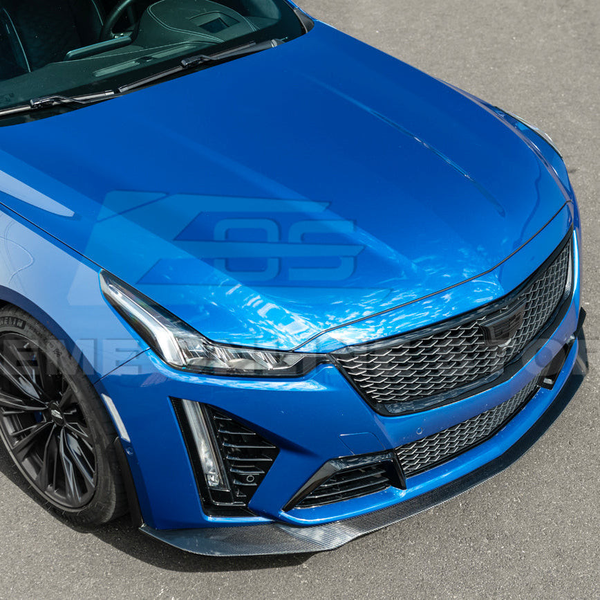 EOS Carbon Fiber Front Splitter & Wheel Arches - 22-24 Cadillac CT5-V Blackwing