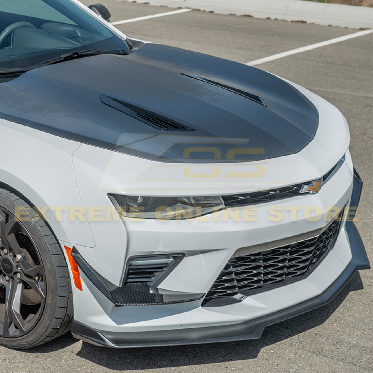 EOS Front Canards - Carbon Fiber - 16-18 Camaro SS