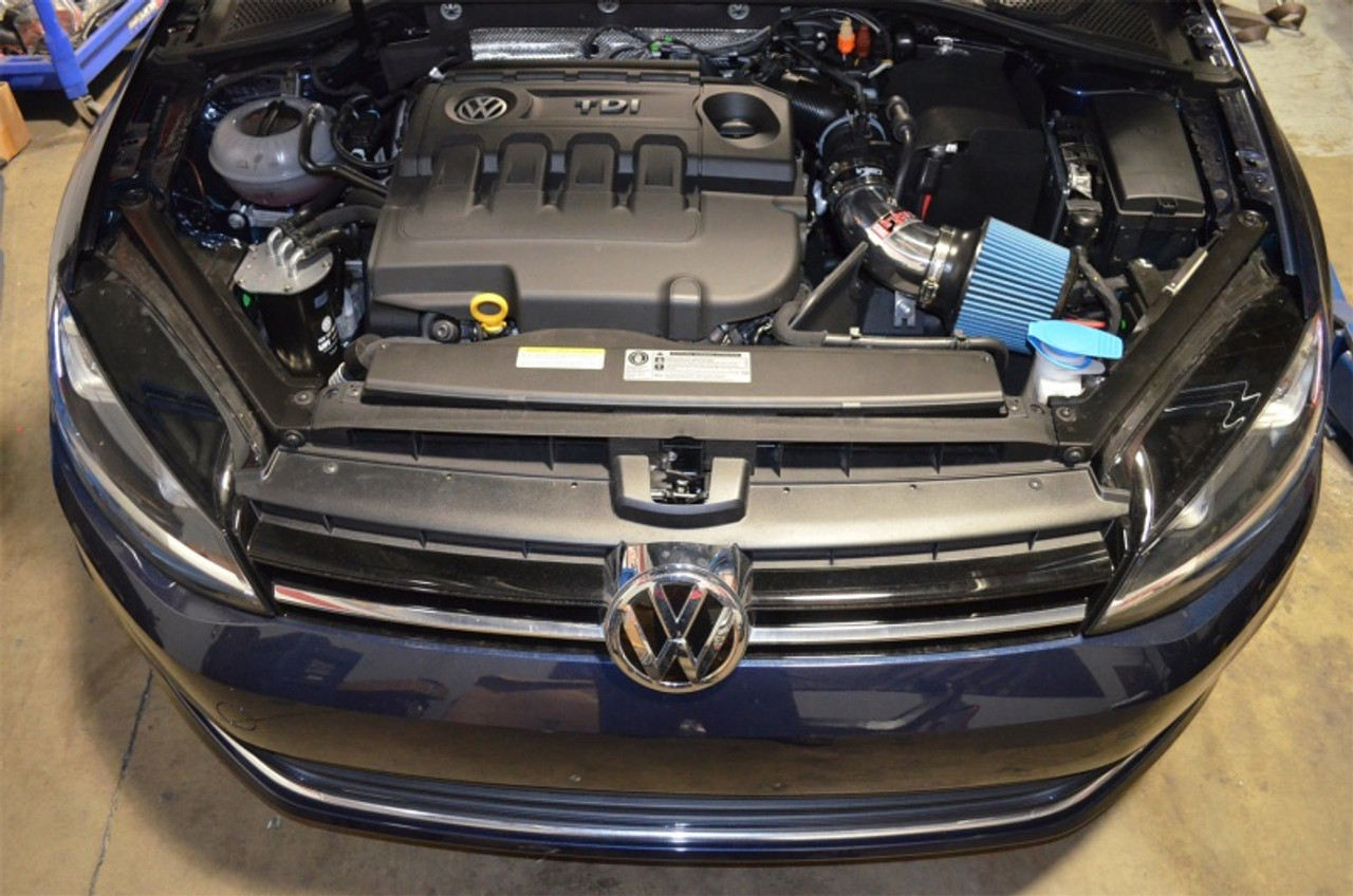 Injen 2015 Volkswagen Golf TDI MK7 2.0L (t) Black SRI with MR Technology and Heat Shield - SP3010BLK