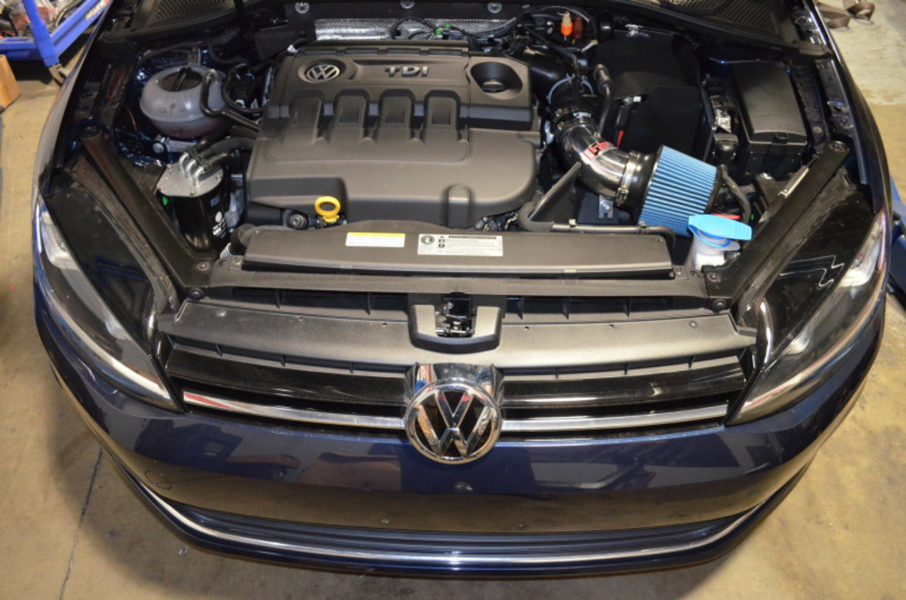 Injen 2015 Volkswagen Golf TDI MK7 2.0L (t) Polished SRI with MR Technology and Heat Shield - SP3010P