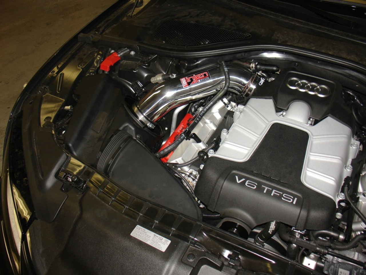 Injen 12-18 Audi A7 3.0L Supercharged Polished Short Ram Intake w/ MRI Tech & Air Horn - SP3085P