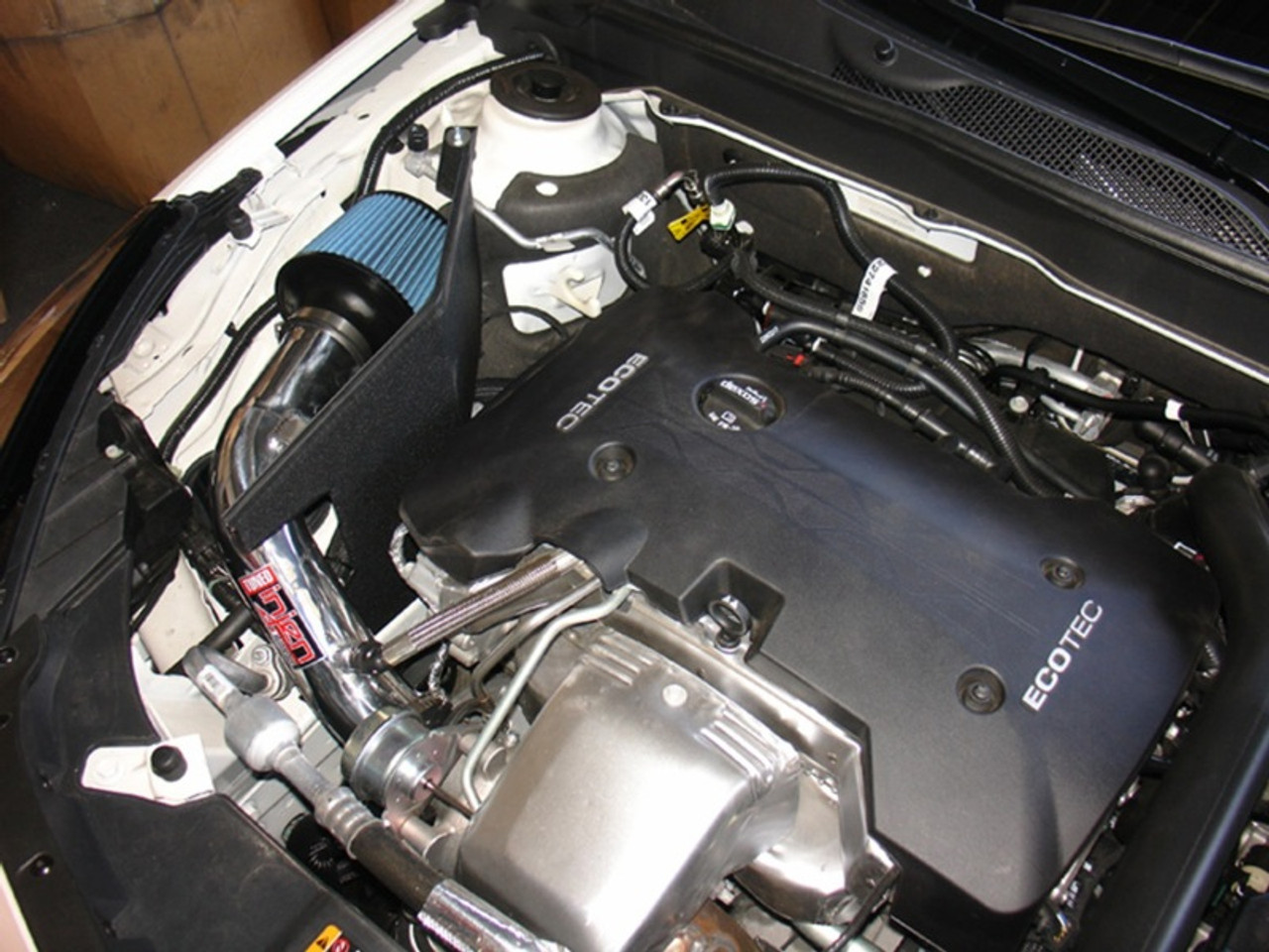 Injen 13 Chevy Malibu 2.0L (T) Black Tuned Air Intake w/ MR Tech - SP7033BLK