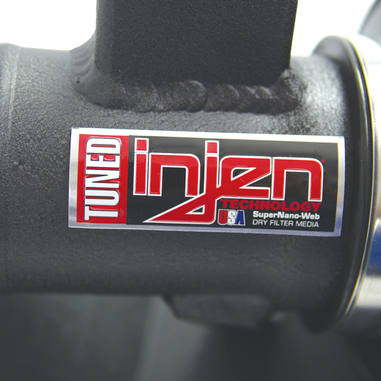 Injen 16-19 Ford Fiesta ST 1.6L Turbo 4Cyl Wrinkle Black Short Ram Intake w/MR Tech - SP9018WB