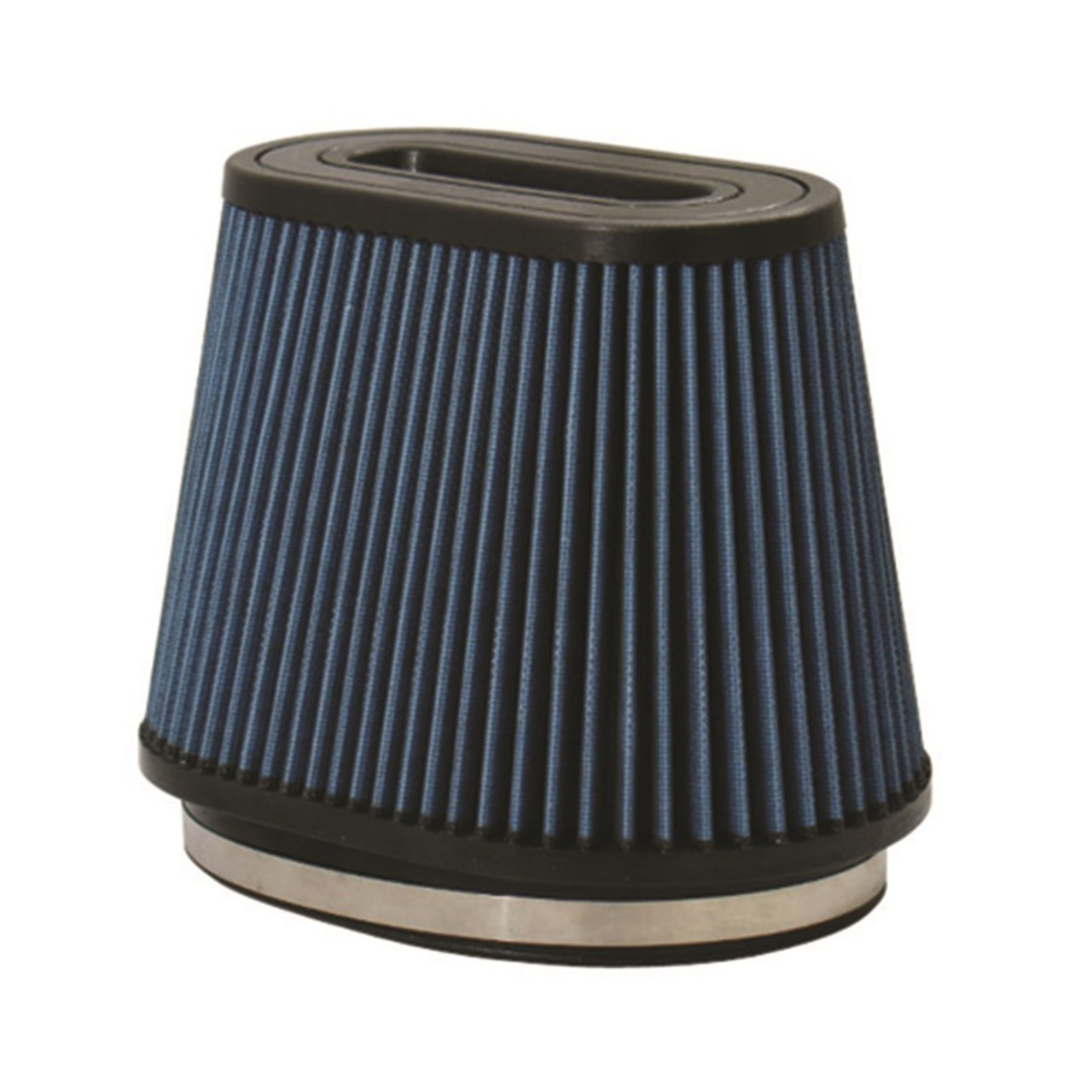 Injen AMSOIL Ea Nanofiber Dry Air Filter - 8 1/2 Oval Filter 9 1/2 Base / 6 1/4 Tall / 8 Top - X-1023-BB