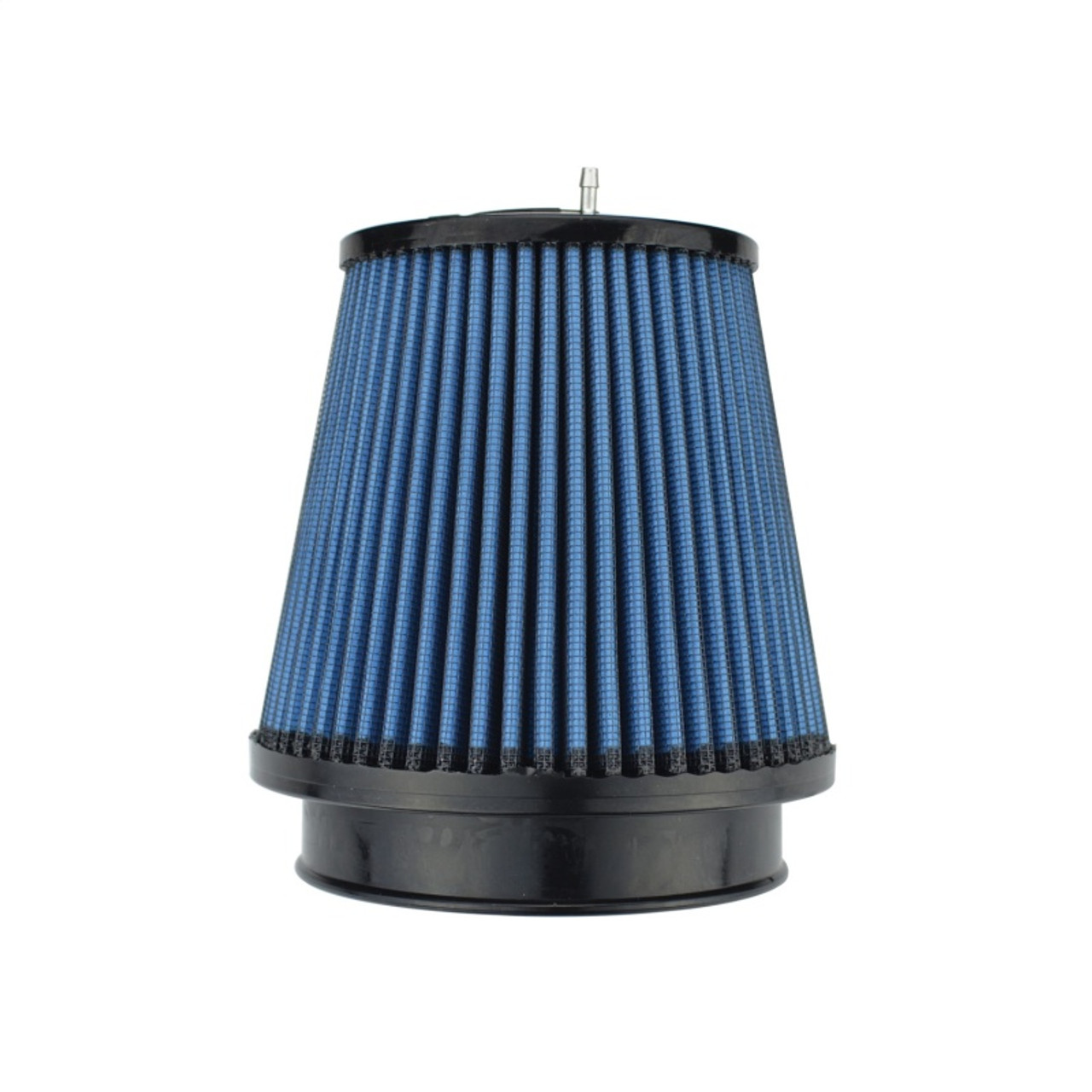 Injen NanoWeb Dry Air Filter 4.0 Flange w/ShurLok / 5.63 Base OD /6.0 Tall /4.0 Top w/Barb Fitting - X-1082-BB