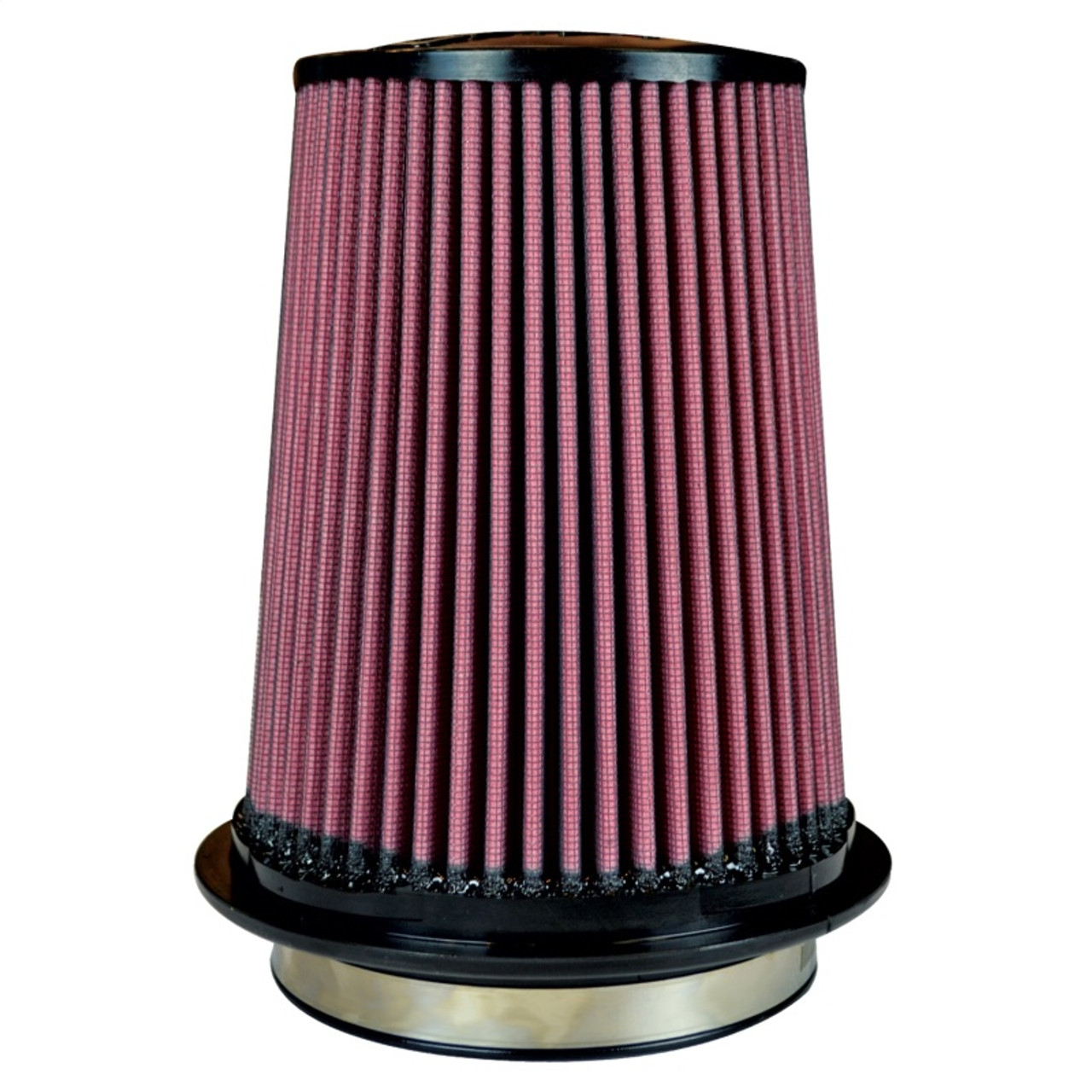 Injen Oiled Air Filter 5.0in Flange ID / 7.0in Twist Lock Base / 7.9in Media Height / 5.0in Top - X-1107-BR
