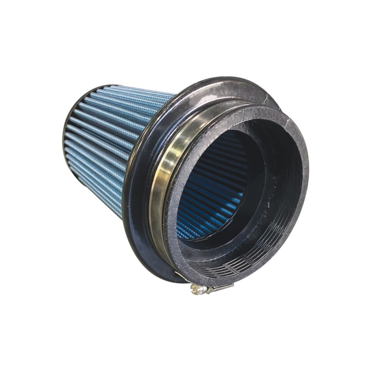 Injen SuperNano-Web Air Filter 4.0in ID/ 6.5in Twist Lock Base / 6.75in Height / 4in Top - X-1115-BB