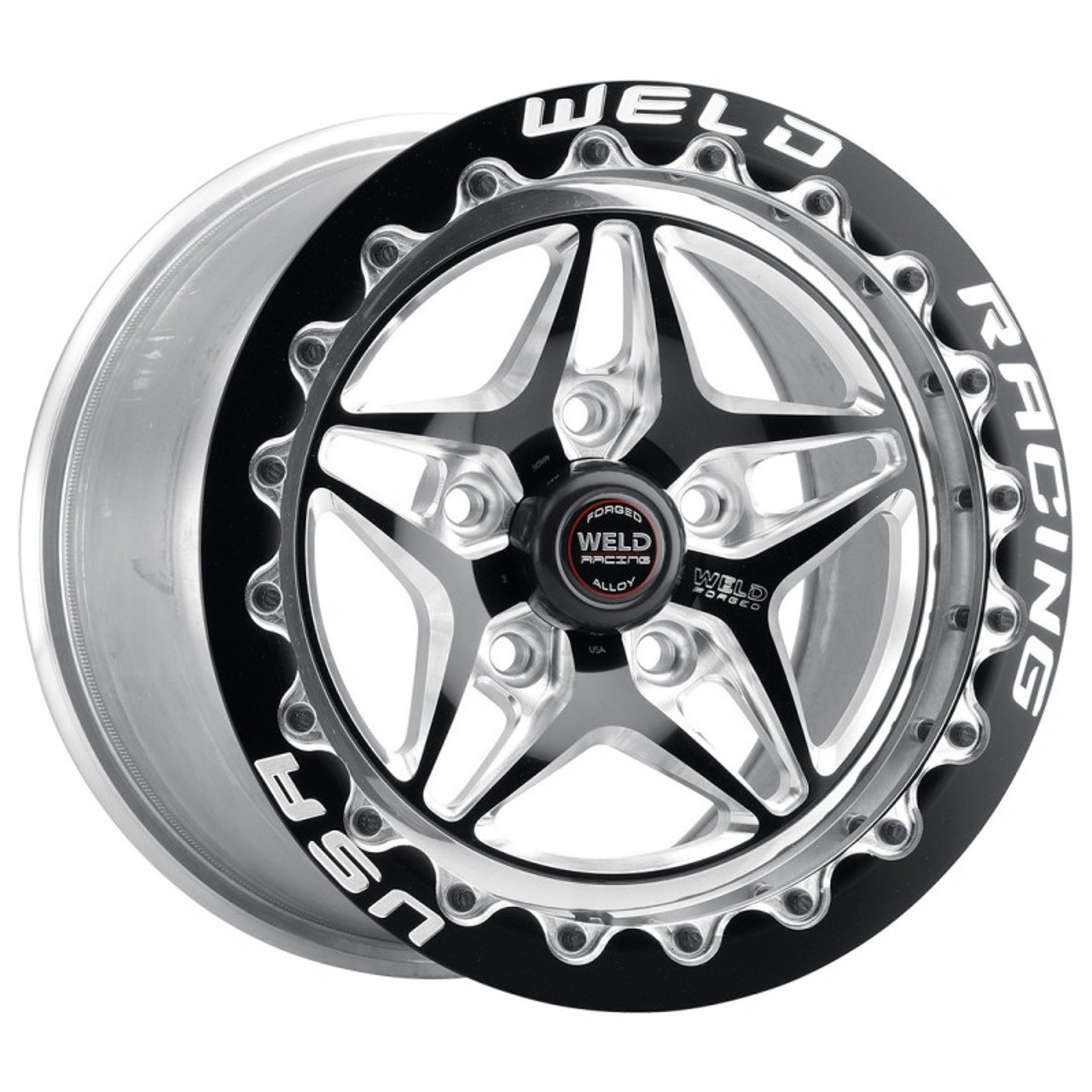 Weld Wheels S81 Black Beadlock 17x10 Rear Wheel - CTS-V / Camaro