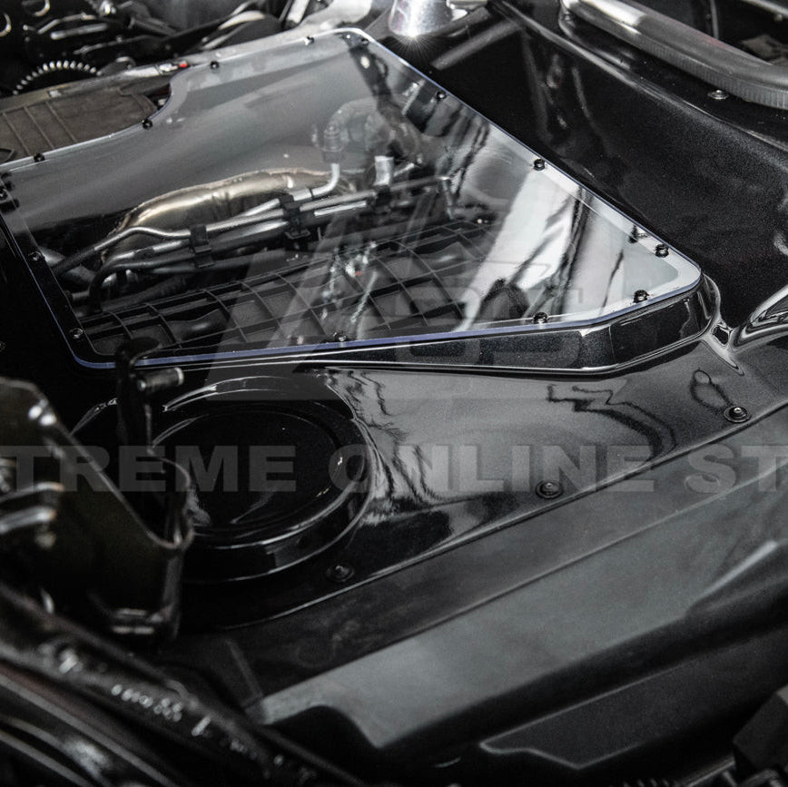 EOS Engine Bay Panel Cover HTC Exposed - Carbon Flash Metallic - C8 Corvette