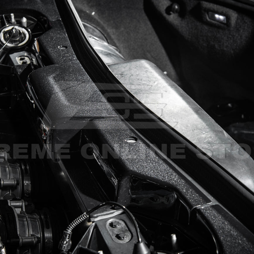 EOS Engine Bay Panel Cover 3 Piece Version - Carbon Flash Metallic - C8 Corvette Coupe (EC-725-V2-FRP)