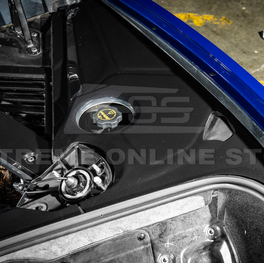 EOS Engine Bay Panel Cover 3 Piece Version - Carbon Flash Metallic - C8 Corvette Coupe (EC-725-V2-FRP)