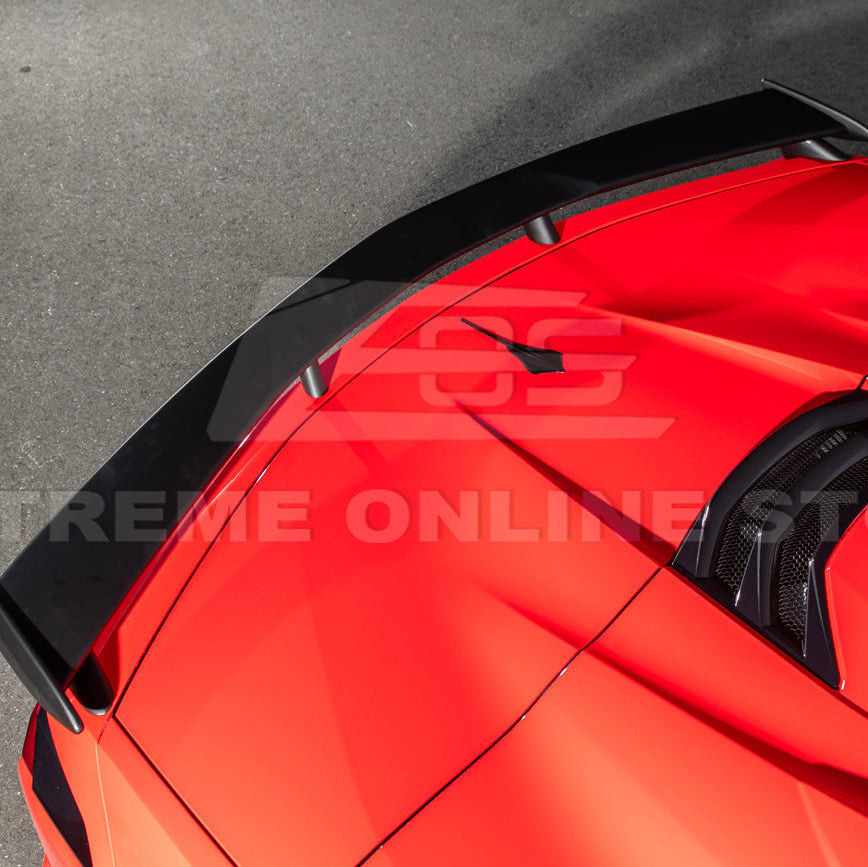 EOS Z51 Facelift Rear High Wing Spoiler - Matte Black - C8 Corvette (SPOILER-1204-ABS)