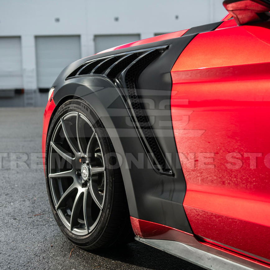 EOS Aluminum Front Fenders GTD Style - 15-17 Ford Mustang (FENDER-1247-ALU)
