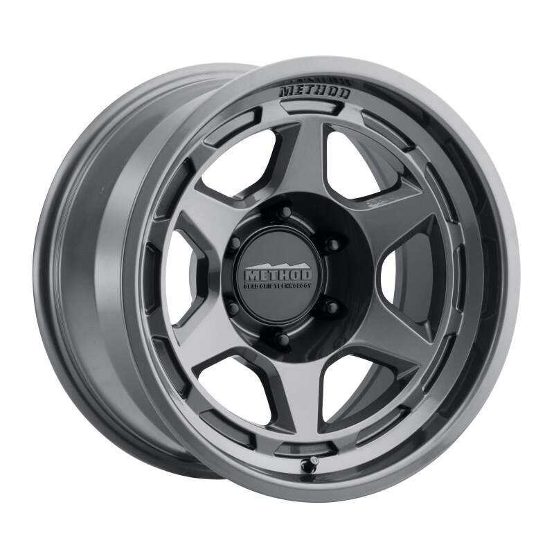 Method MR708 17x9 / 6x135 BP / -38 Offset / 3.5in BS Wheel - Gloss Titanium - MR70879016838N Photo - Close Up