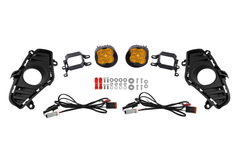 Diode Dynamics 22-25 Toyota RAV4 SS3 Fog Light Kit - Yellow Pro - DD8830 Photo - Primary