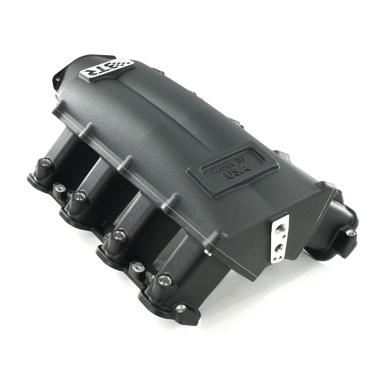 BTR Trinity Intake Manifold w. Version 2 Runners - Black - LS7 (TRA-7-BLK-P105-V2)