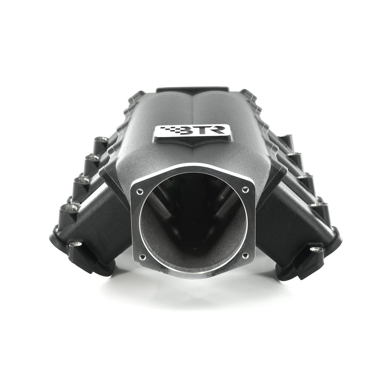 BTR Trinity Intake Manifold w. Version 2 Runners - Black - LS7 (TRA-7-BLK-P105-V2)