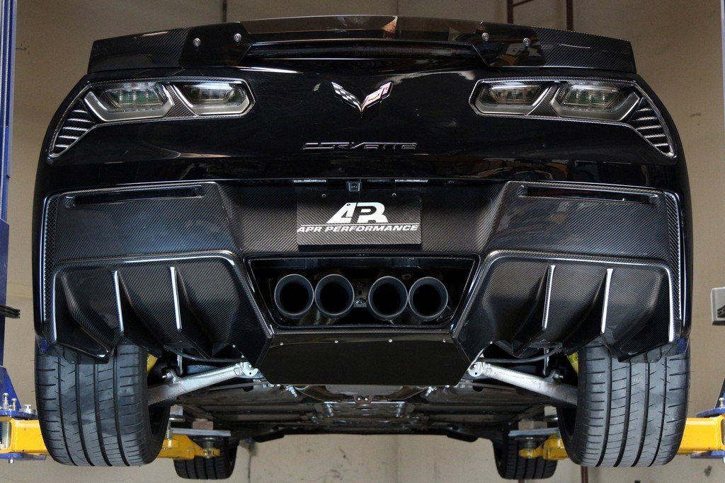 APR - C7 & C7 Z06 Carbon Fiber Rear Diffuser Version 2 (AB-277029)