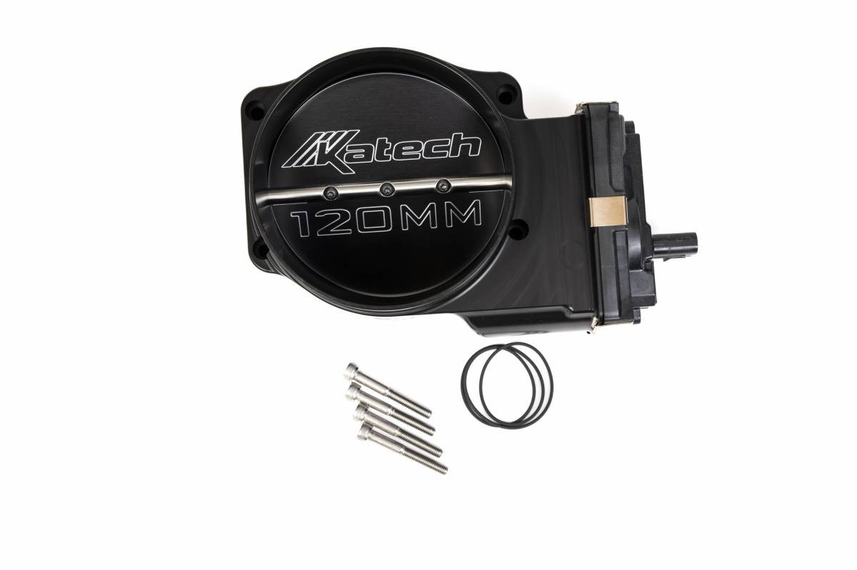 Katech 120mm Throttle Body - Black Finish - LT1 / LT4 (KAT-A7704-BLK)