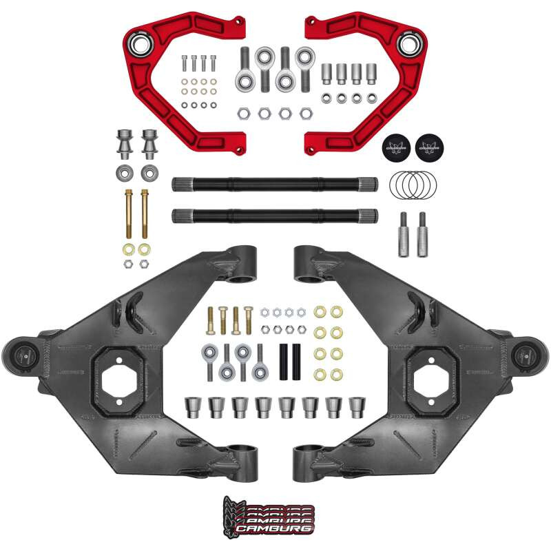 Camburg 21-25 Ford Bronco 21-25 Trail Series L/T Kit w/ Axles (BILLET UCA) (RED) - CAM-110243-K-RED Photo - Primary