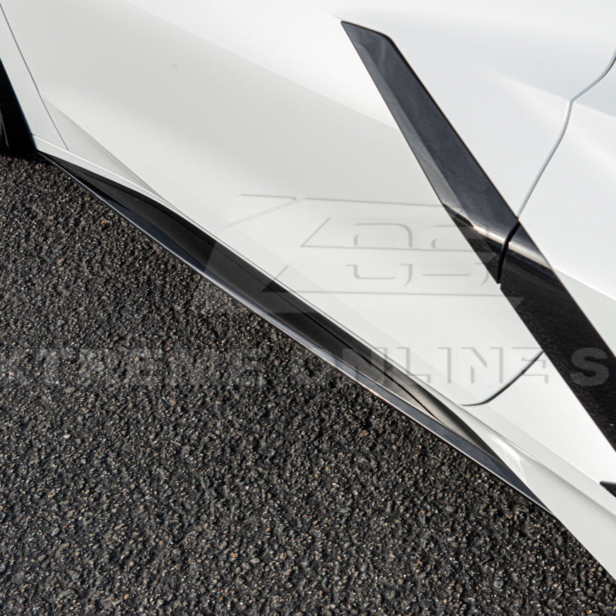 EOS Z51 Style Side Skirts - Gloss Black - C8 Corvette (SS-275-V2-ABS)