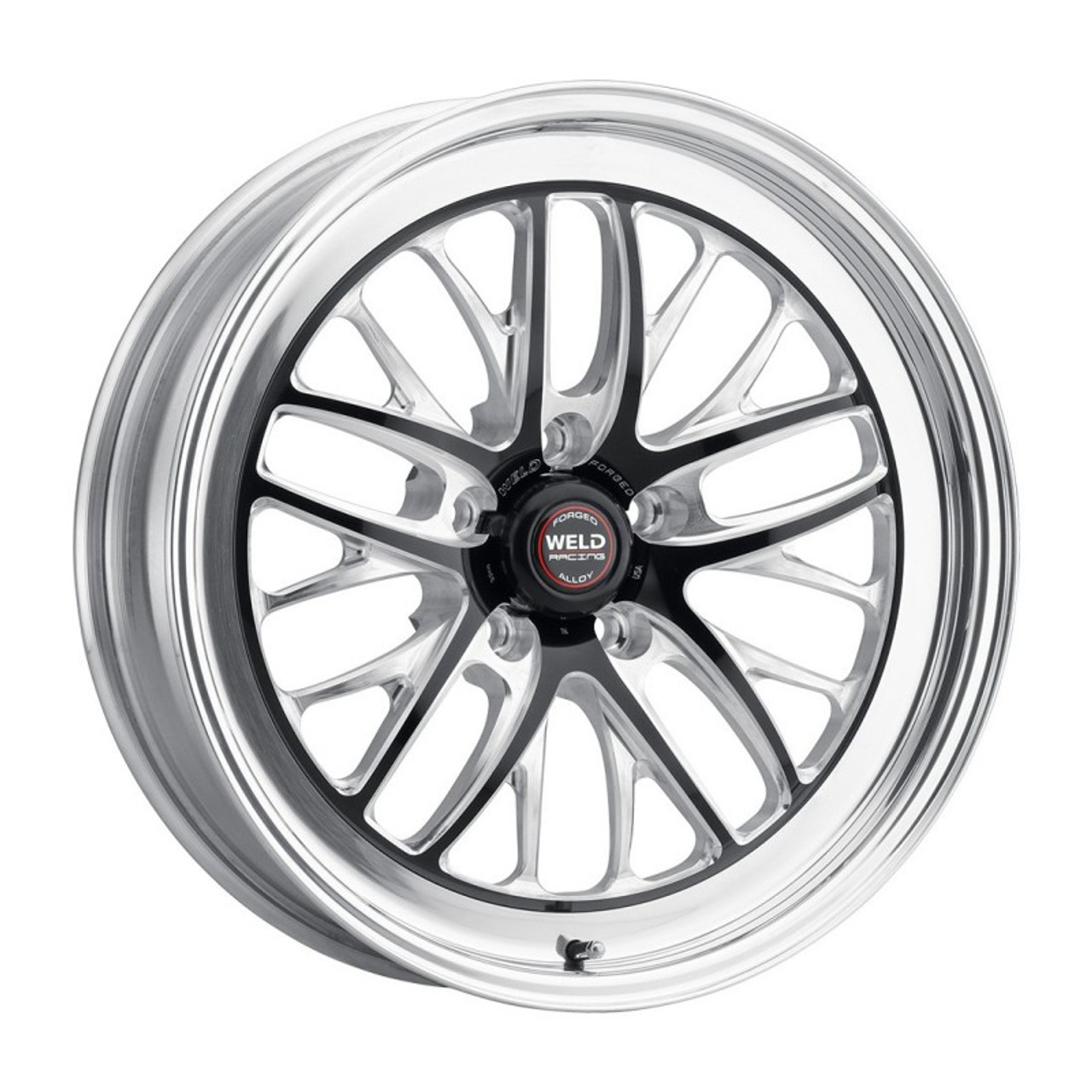 Weld Wheels S82 Black 17x5 Front Wheel - C6 / C7 Corvette Z06
