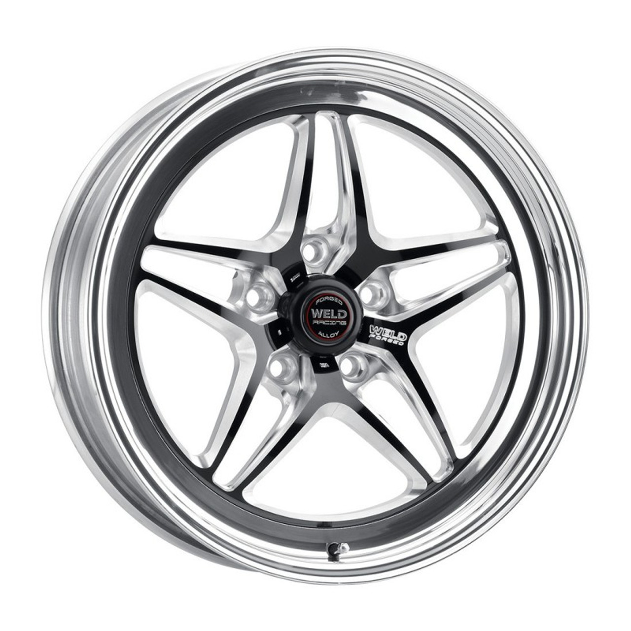 Weld Wheels - 18x5" RT-S S81 Black Front Wheel - C6 / C7 Corvette Z06