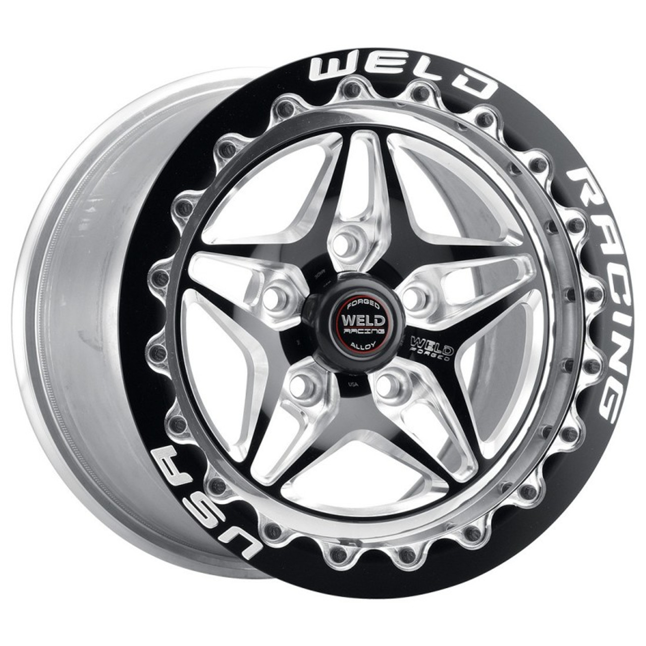 Weld Wheels - 15x10" RT-S S81 Beadlock Rear Wheel - C6 / C7 Corvette Z06
