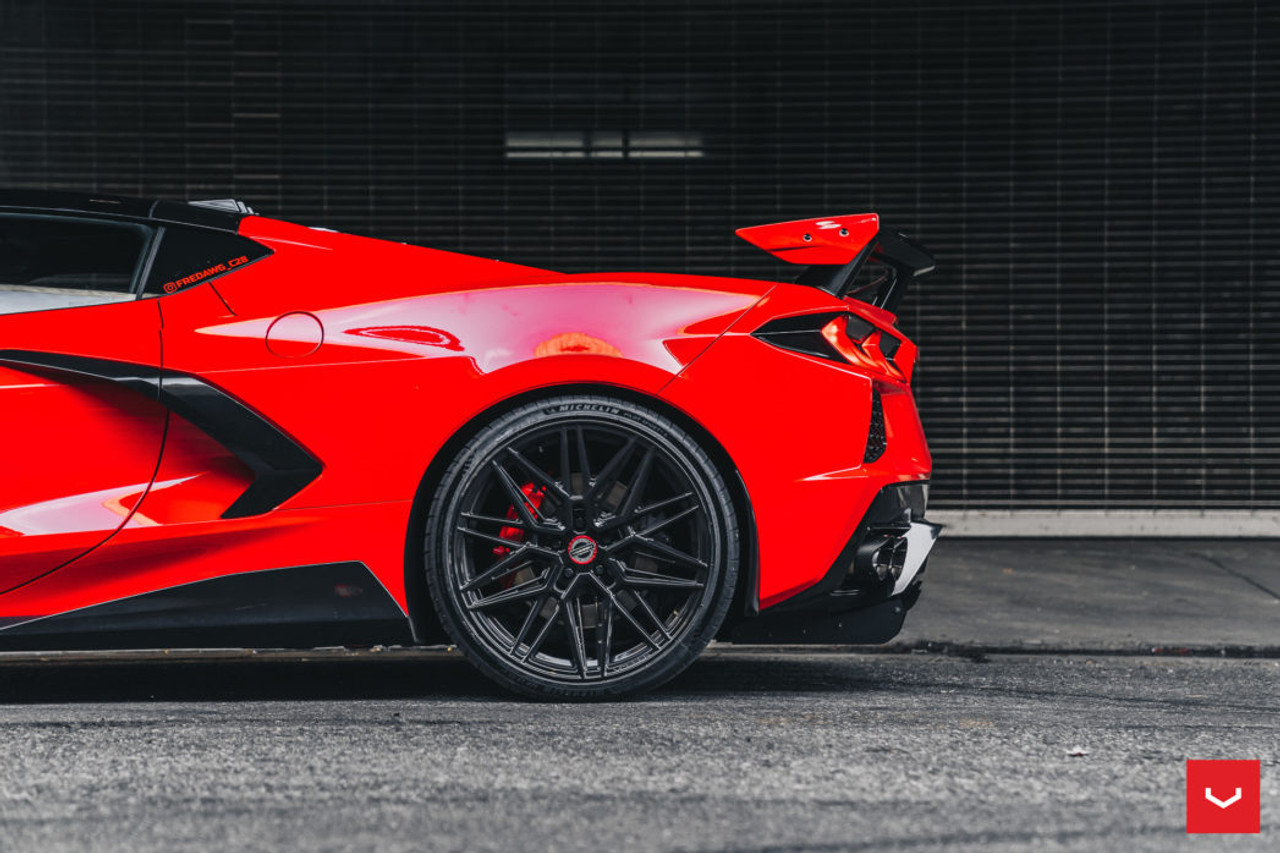 Vossen HF-7 20x9 / 21x12 Gloss Black - C8 Covette