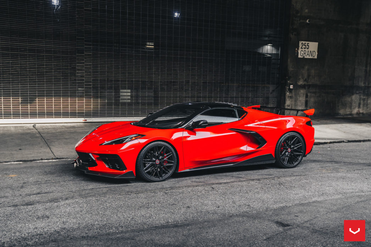 Vossen HF-7 20x9 / 21x12 Gloss Black - C8 Covette
