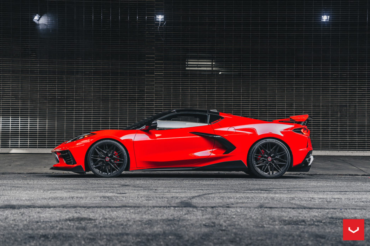 Vossen HF-7 20x9 / 21x12 Gloss Black - C8 Covette
