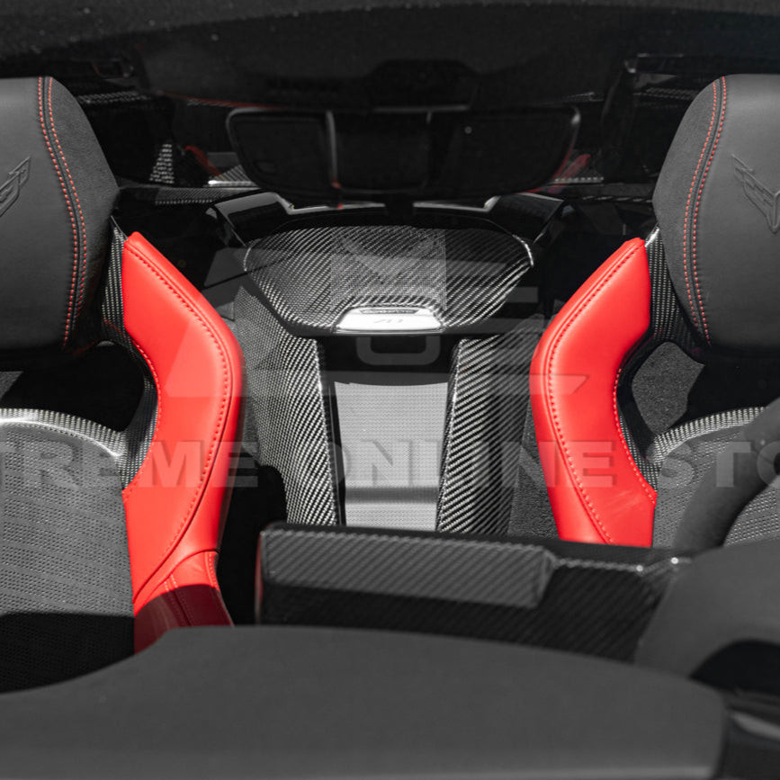 EOS Waterfall Center Console - Carbon Fiber - C8 Corvette (GRILL