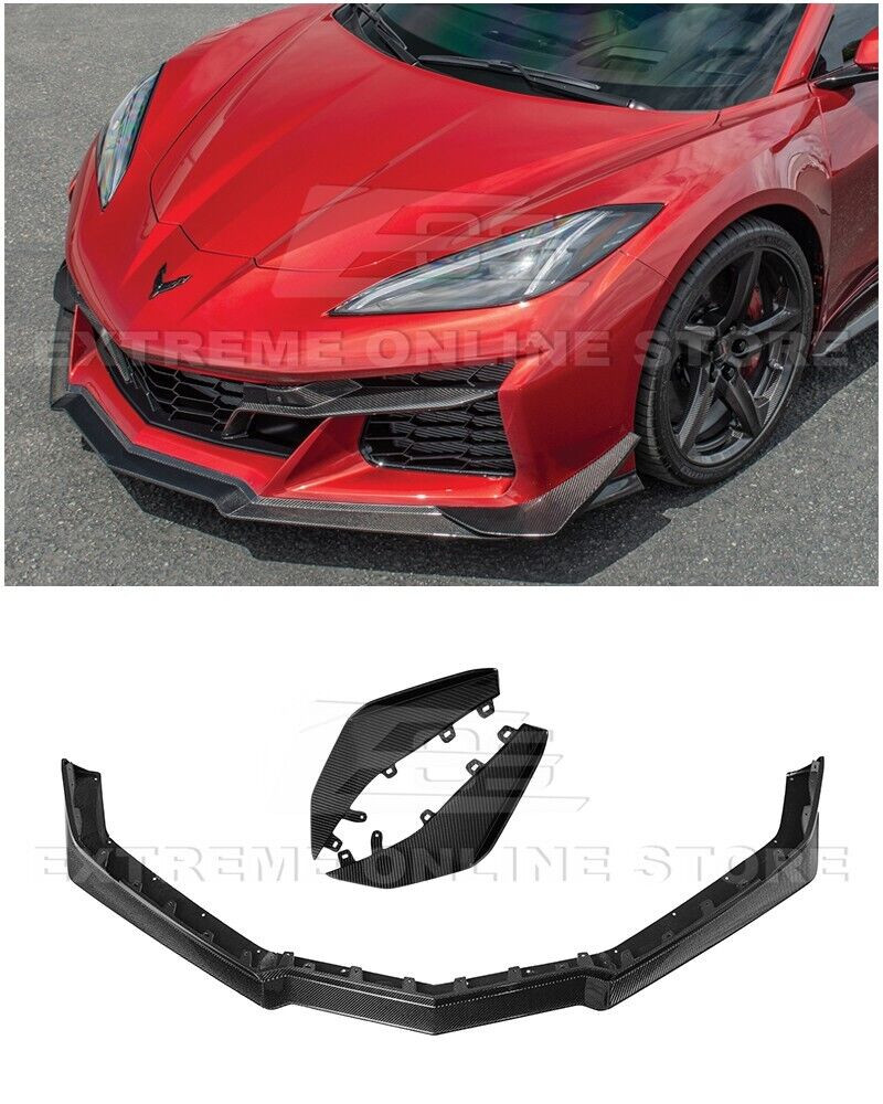 EOS Front Splitter & Carnards Z07 Package - Carbon Fiber - C8