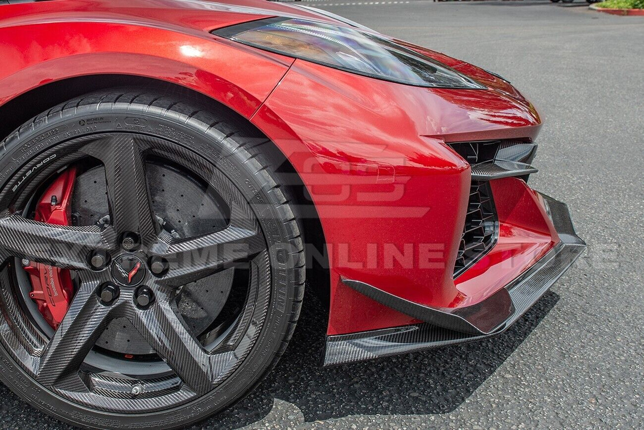 EOS Front Splitter & Carnards Z07 Package - Carbon Fiber - C8