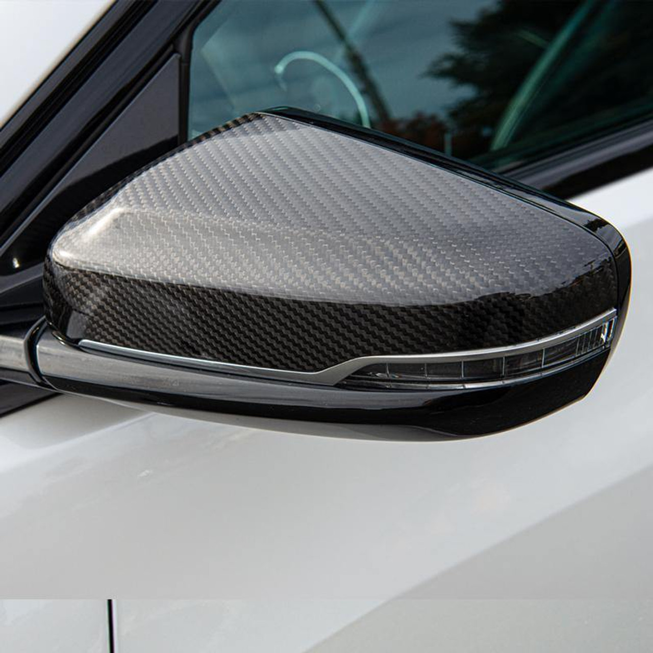 EOS Mirror Covers - Carbon Fiber - Cadillac CT5-V Blackwing