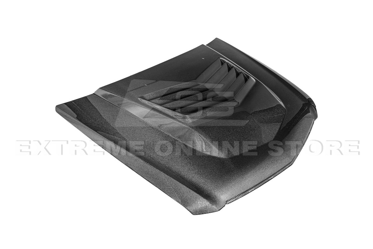 EOS Hood w. Vented Center - Carbon Fiber - 09-15 CTS-V