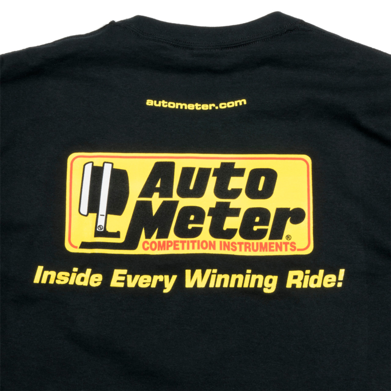 Autometer Black Competition Instruments T-Shirt - Large - 0422L