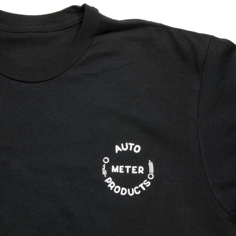Autometer Vintage T-Shirt Black Large - 0423L