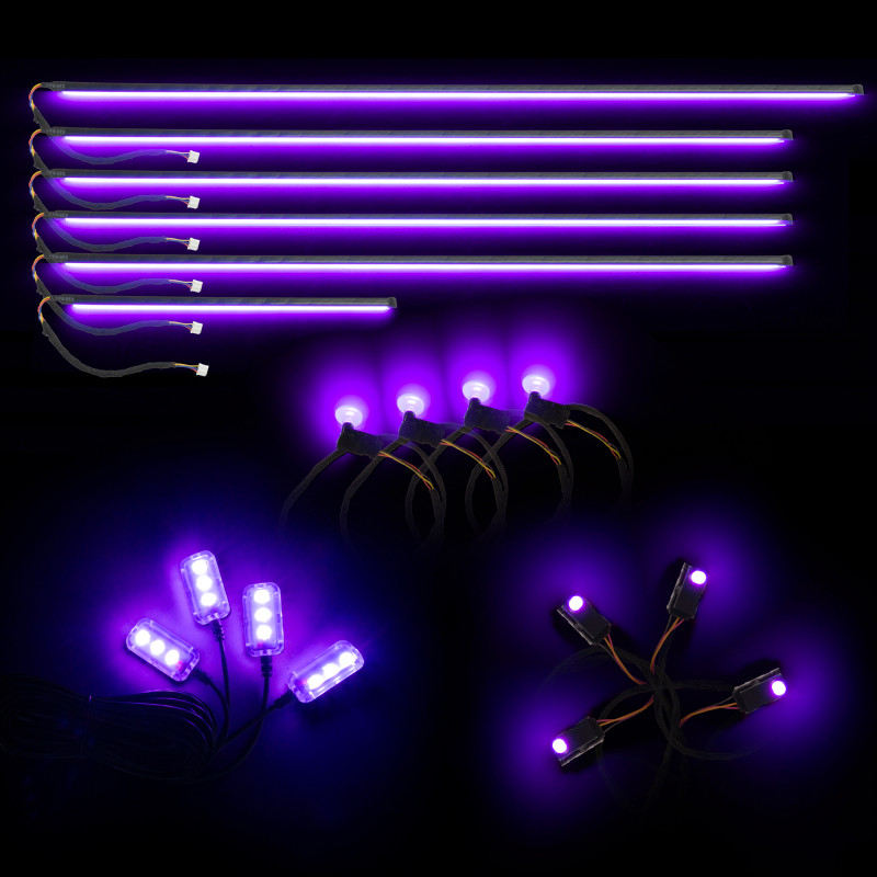 Oracle Lighting Dynamic Colorshift 18 Piece Universal Full LED Interior Dash Board Kit - 4240-332 Photo - lifestyle view